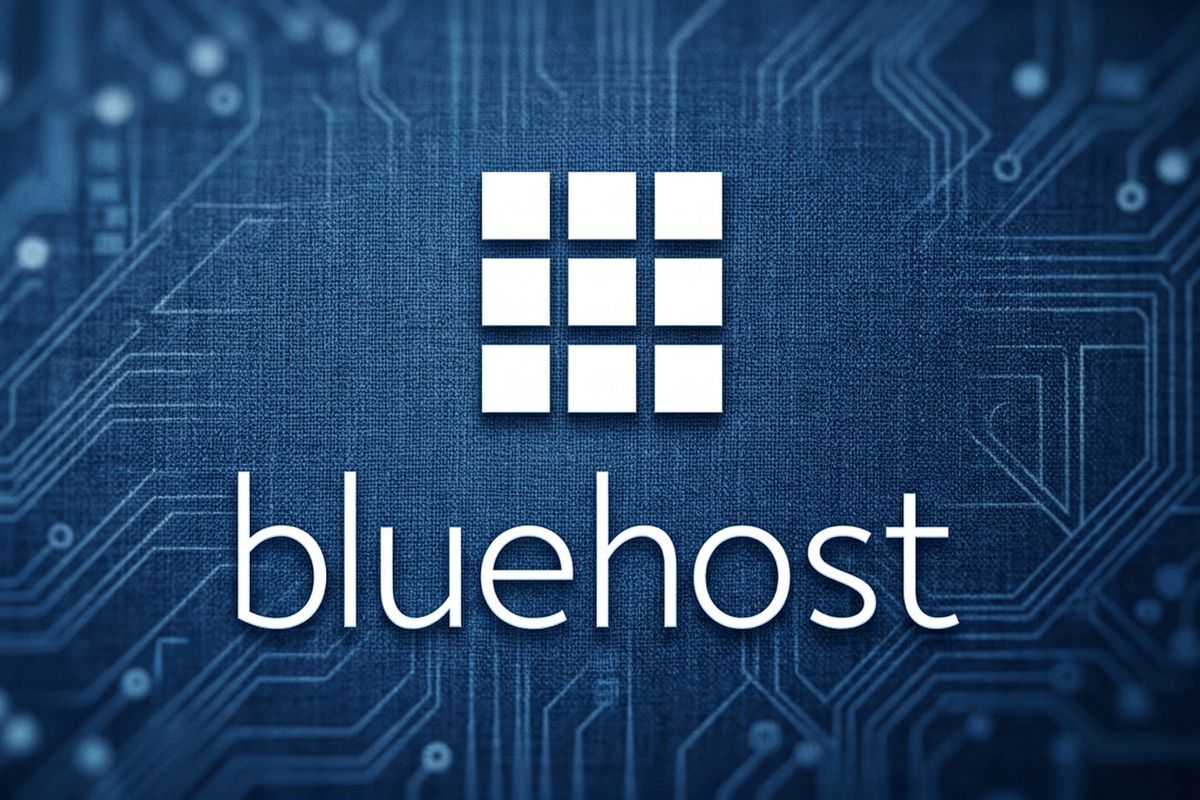 bluehost review hero logo