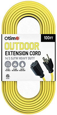extension cord 100 foot for lawn mower
